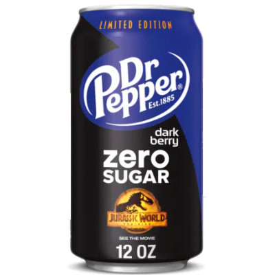 Dr. Pepper USA Zero Sugar Dark Berry 355ml (12uds)