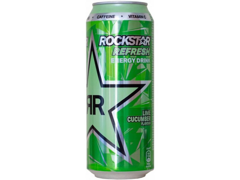 Rockstar Refresh Lime Cucumber 500ml (12uds)