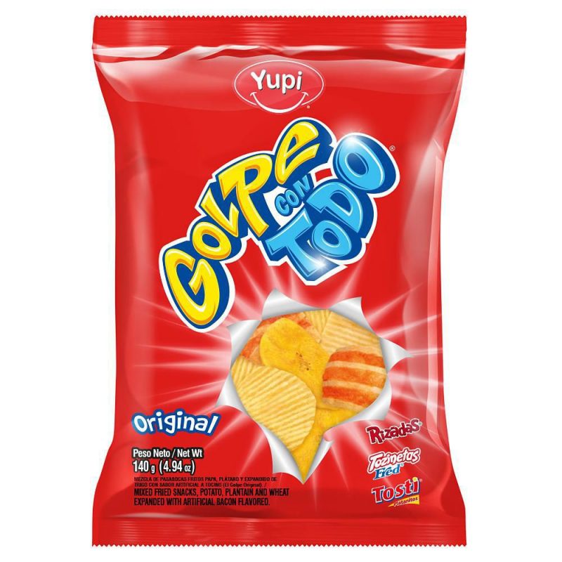 Yupi Golpe con Todo Original 140g (1ud)