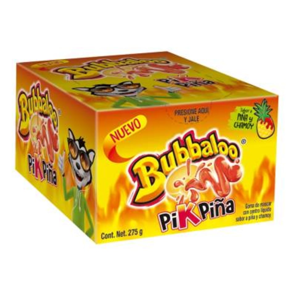 Bubbaloo Pik Piña Chamoy 47x5,5gr (1display)