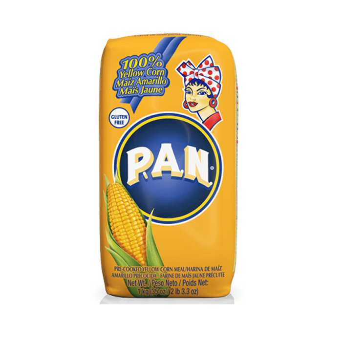 Harina PAN Amarilla Bolsa Naranja 1kg (1ud)