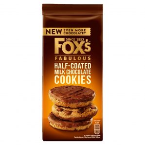 Fox's Half Coated Chunkie Cookies 175gr (8 uds)