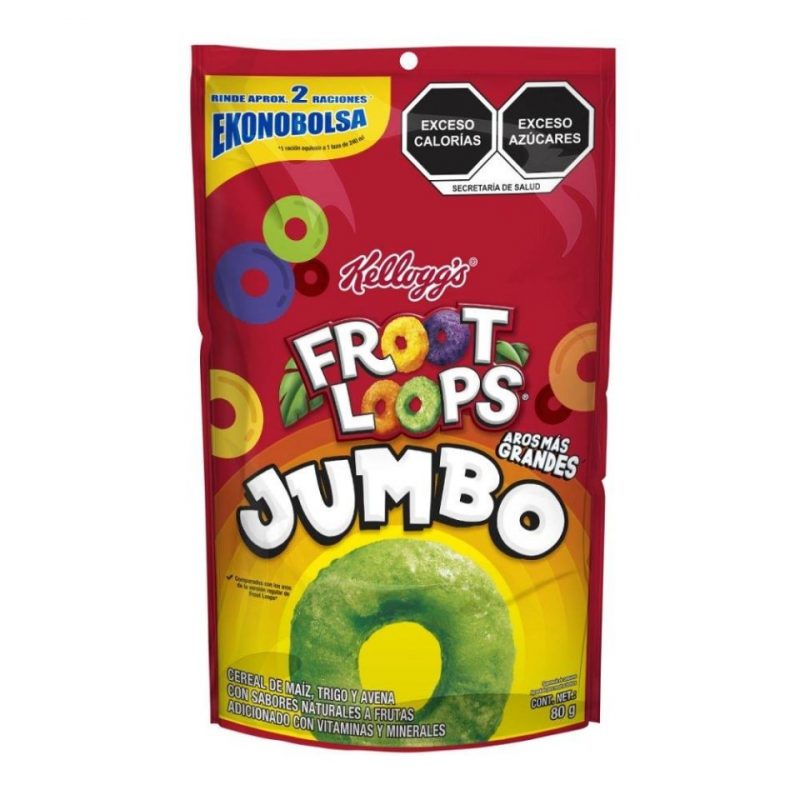 Froot Loops Jumbo Mex Edition 80g (12uds)
