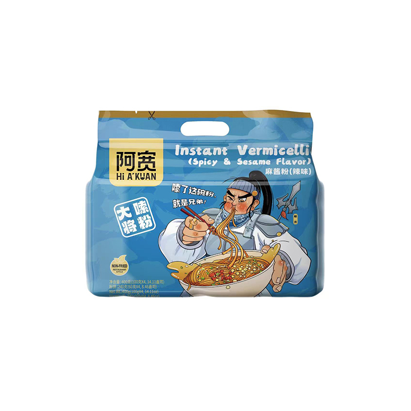Hi A Kuan Vermicelli Spicy Sesame 440g (12uds)