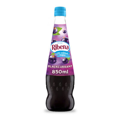 Ribena Blackcurrant No Sugar 850ml (12uds)
