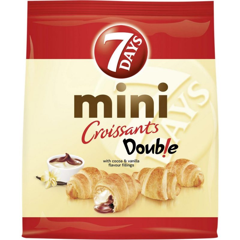 7 Days Mini Double Kakao Vanilla 185g (10uds)