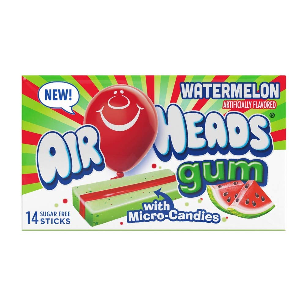 Airheads Gum Watermelon (12uds)