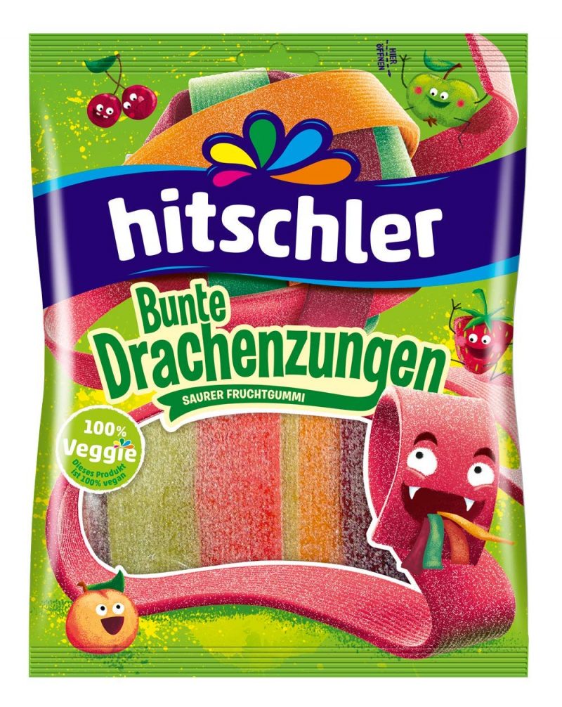 Hitschler Drachenzungen Sauer 125g (20uds)