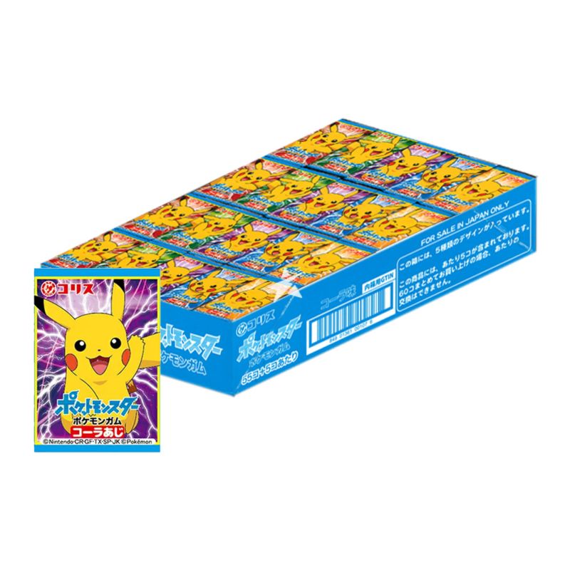 Pokemon Chewing Gum Cola Flavor 6gr (55uds)