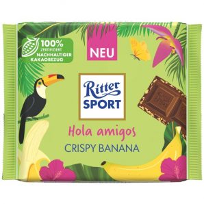 Ritter Sport Crispy Banana 100g (12uds)