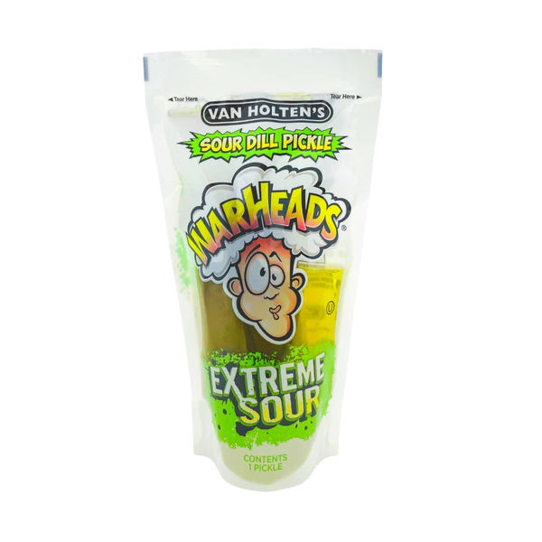 Van Holtens Warheads Sour Pickle 140g (12uds)