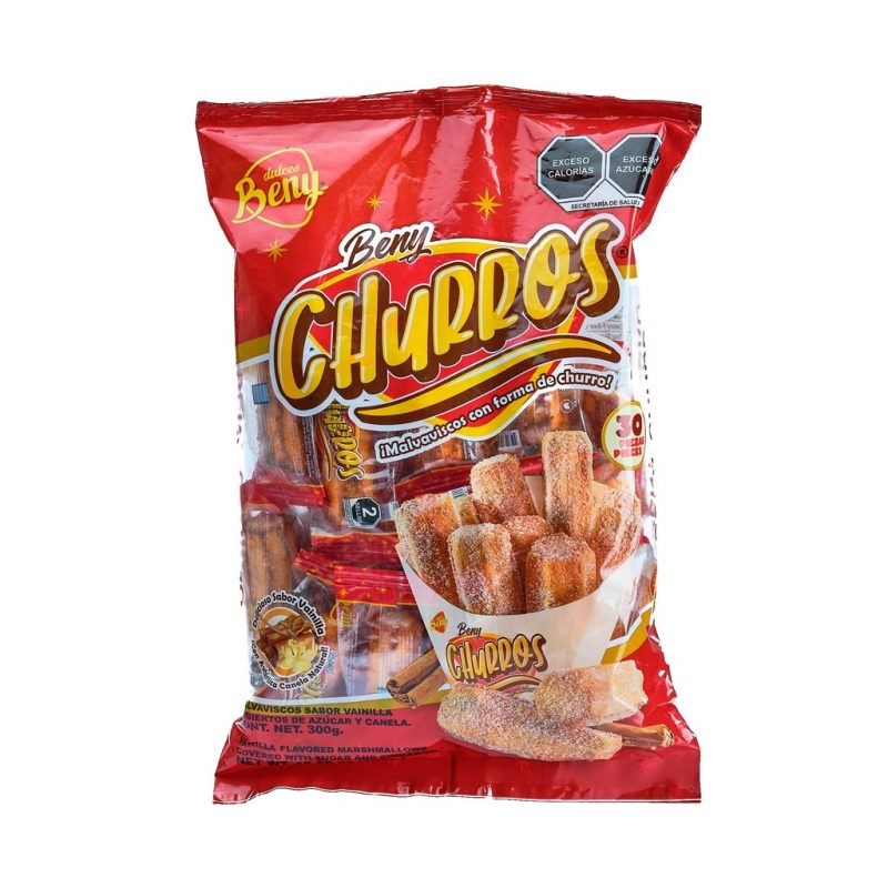 Beny Churros Marshmallows 30uds (1Bolsa)