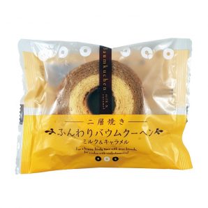 Taiyo Baumkuchen Mini Caramel Milk 60g (6uds)