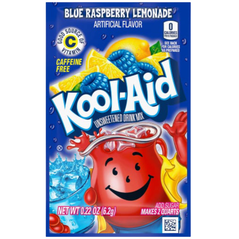 Kool-Aid Blue Raspberry 3.96g (48uds)