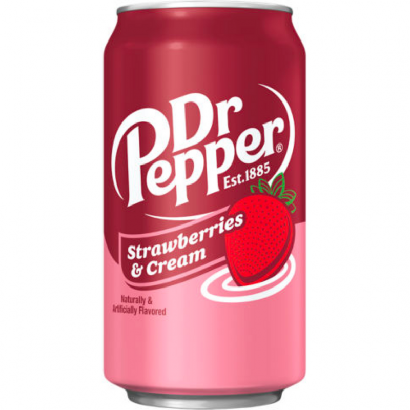 Dr. Pepper Strawberries & Cream 355ml (12uds)