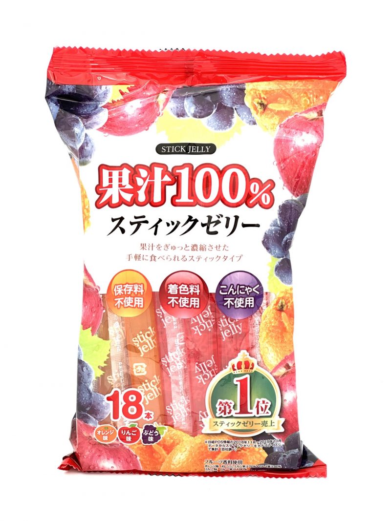 JP Ribon Fruit Juice Jelly Sticks 280g (12uds)