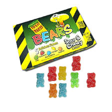 Toxic Waste Sour & Chewy Bears(12 uds)