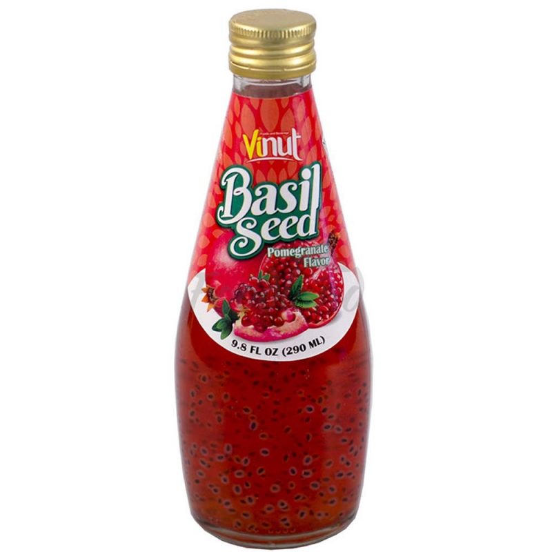 Vinut Basil Seed Strawberry 290ml (24uds)