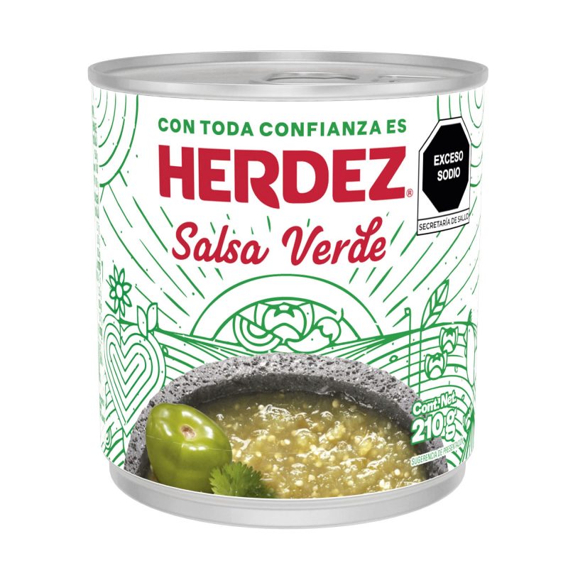 Herdez Salsa Verde 210gr(3uds)