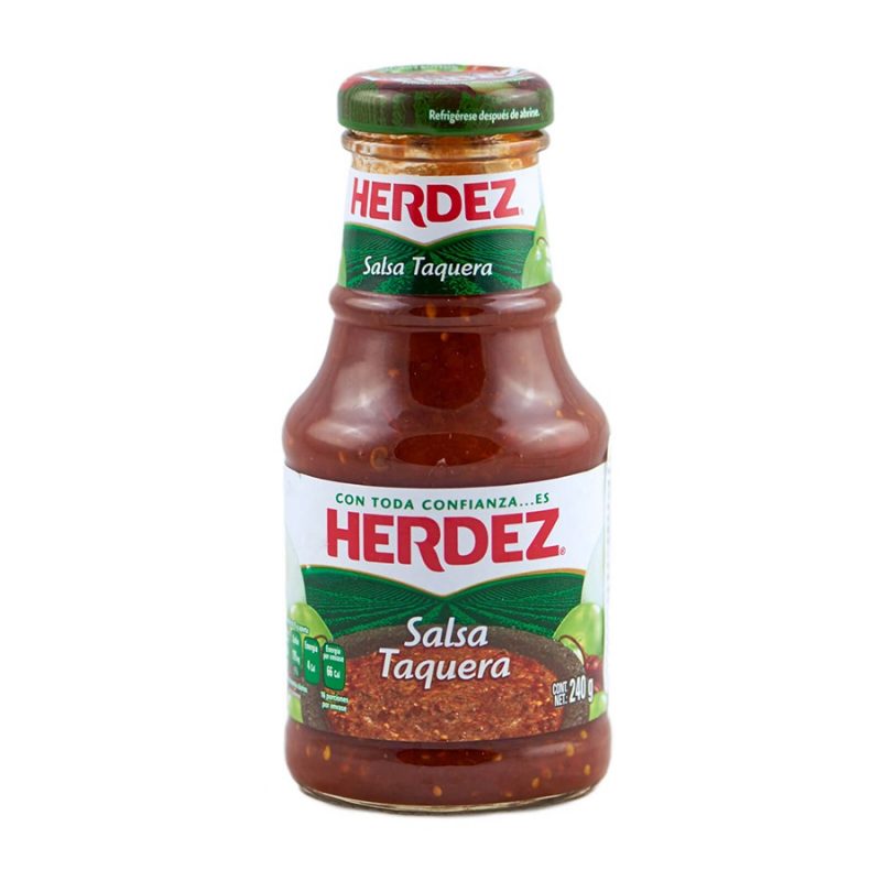 Herdez Salsa Taquera Glass 453gr (3uds)