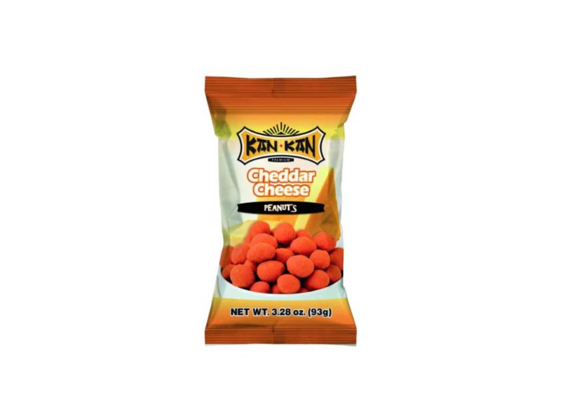 Kan Kan Cheddar Cheese Peanuts 93gr (14 uds)