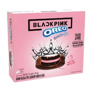 Oreo Blackpink Chocolate & Strawberry Pie 360gr(8uds)