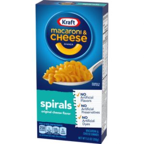 Kraft Macaroni & Cheese Spirals 156g (24 uds)