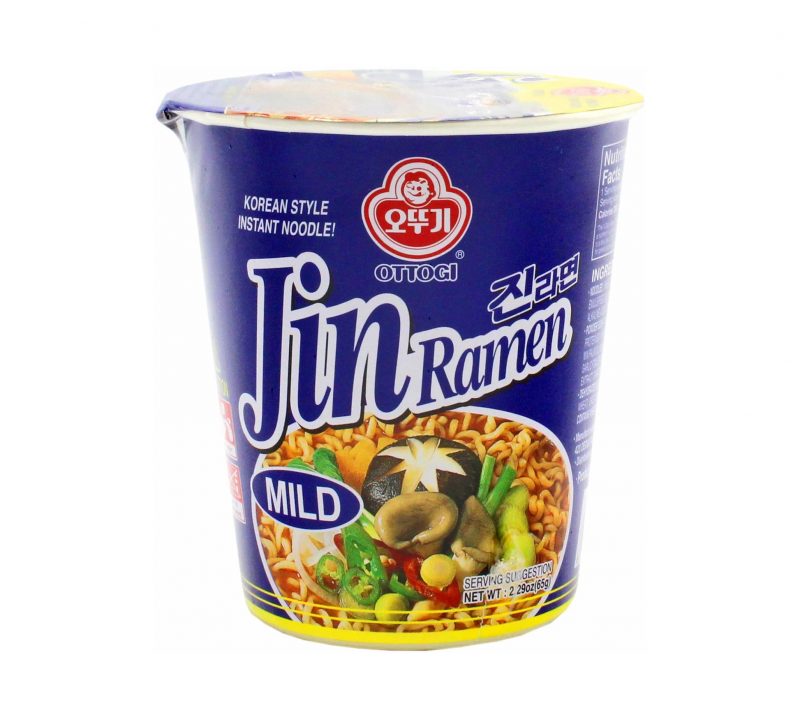 Ottogi Jin Ramen Mild Bowl 65g (6uds)