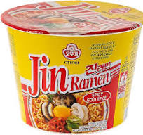 Ottogi Jin Ramen Bolw Spicy 100g (12 uds)