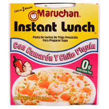 Maruchan Instant Cup Camarón Con Chile 64gr (12 uds)