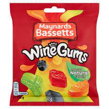 Maynards Bassetts Wine Gums 130g (12uds) *Precio marcado