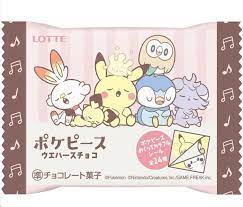 Lotte Pokepeace Wafer Chocolate 23g (30uds)