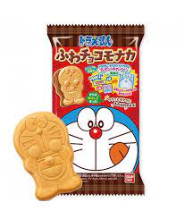 Bandai Doraemon Fluffy Chocolate Monaka 23g(10 uds)