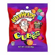 Warheads Cubes 99gr (12Uds)
