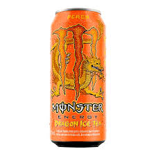Monster Peach Dragon Ice Tea 473ml (6 uds)