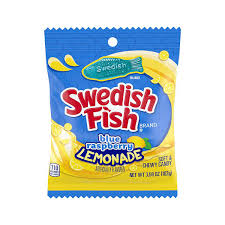 Swedish Fish  Blue Lemonade 102g(12 Uds)