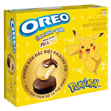 Oreo Chocolate Pie Pikachu Asian 360g(8uds)