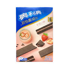 Oreo Double Crunchy Wafer Strawberry Asian 72g(1ud)