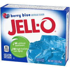 Gelat Jell o Blueberry 85g (1ud)
