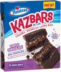 Hostess Kazbars Triple Chocolate 8x47g(6 Uds)
