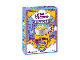 Mac Heaven Mac & Cheese Cheddar 184g(10 uds)