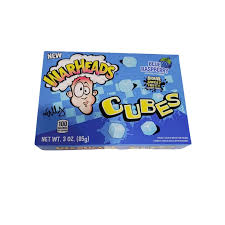 Warheads Blue Raspberry Cubes Theatre 99g(12 uds)