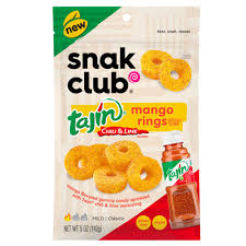 Snack Club Tajin Mango Rings 64gr(1 Ud)