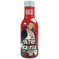 One Piece Shank Ultra Ice Tea Sabor Fruta Rojo 500ml(6uds)