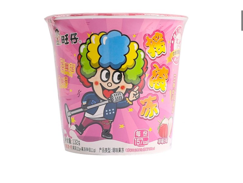 Wantwant Gelatina Sabor Fresa 132g(10 uds)