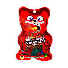 Pocas Hot & Spicy Gummy Bear 84g(1 Ud)