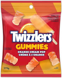 (Twizzlers Orange Cream Pop Gummies 170g (10 uds)