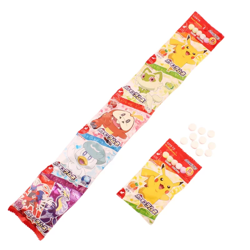Pokemon Ramune 5 Packs Asian 60gr(12 Uds)
