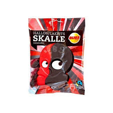 Bubs Hallon Lakrits Skalle  90g(1uds)