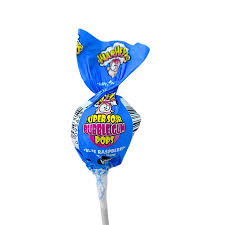 Warheads Supersour Bubble Gum Pops Blue Raspberry 25g(7 Uds) - Imagen 3